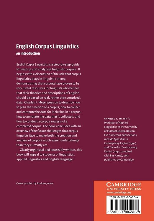 Produktbild: English Corpus Linguistics