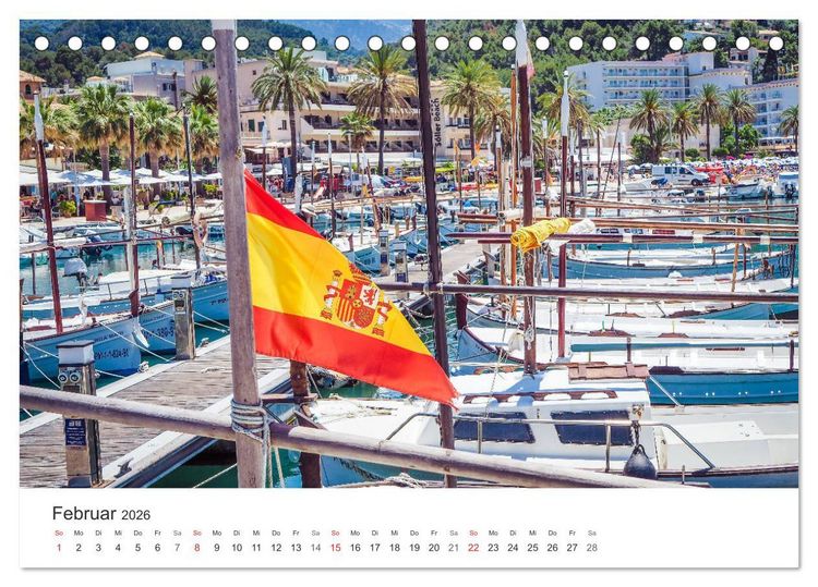 Produktbild: Mallorca, Mallorca (Tischkalender 2026 DIN A5 quer), CALVENDO Monatskalender