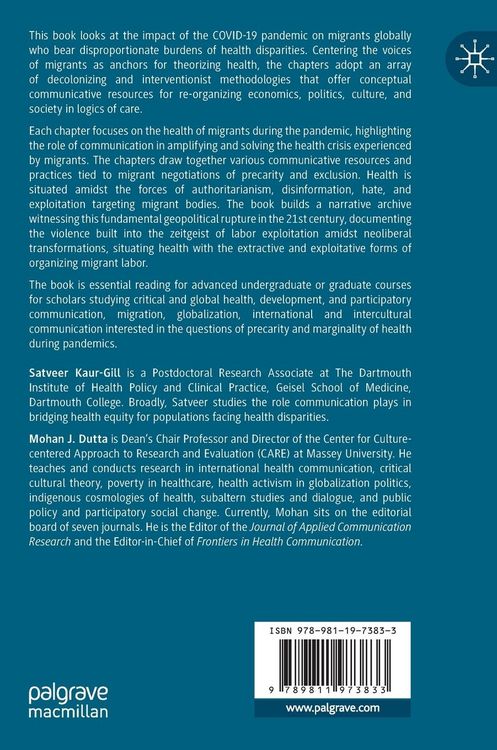 Produktbild: Migrants and the COVID-19 Pandemic