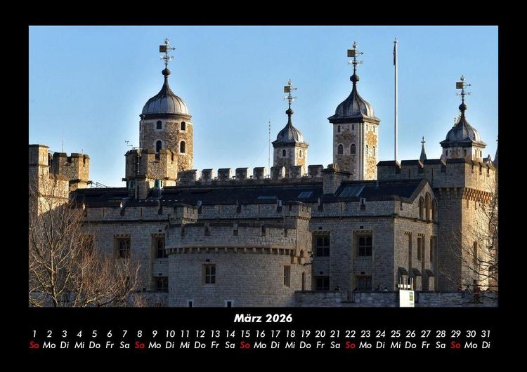 Produktbild: London 2026 Fotokalender DIN A3