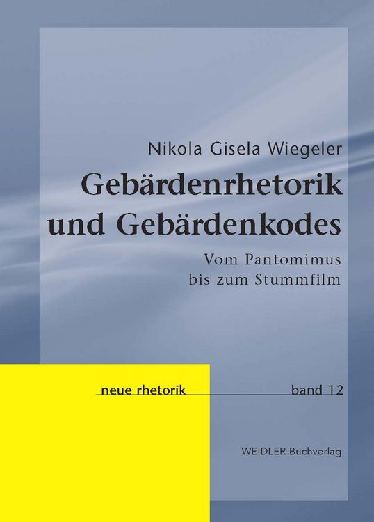 Produktbild: Geb&auml;rdenrhetorik und Geb&auml;rdenkodes