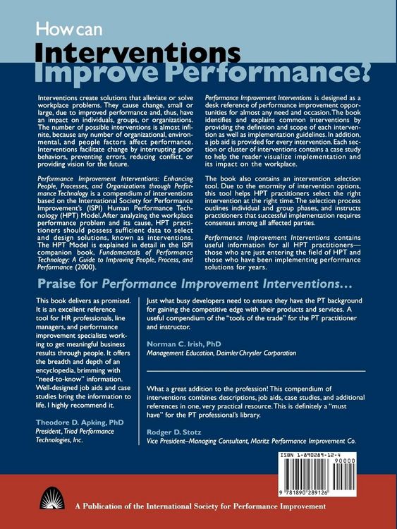 Produktbild: Performance Improvement Interventions