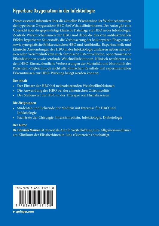 Hyperbare Oxygenation in der Infektiologie