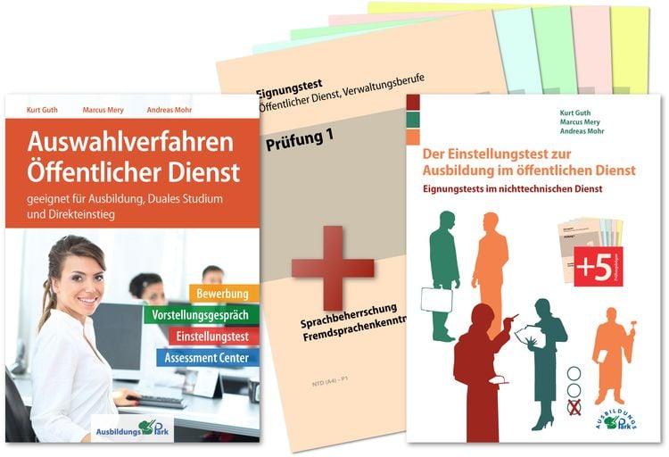 Produktbild: Auswahlverfahren und Einstellungstest &Ouml;ffentlicher Dienst &ndash; alles in einem Paket