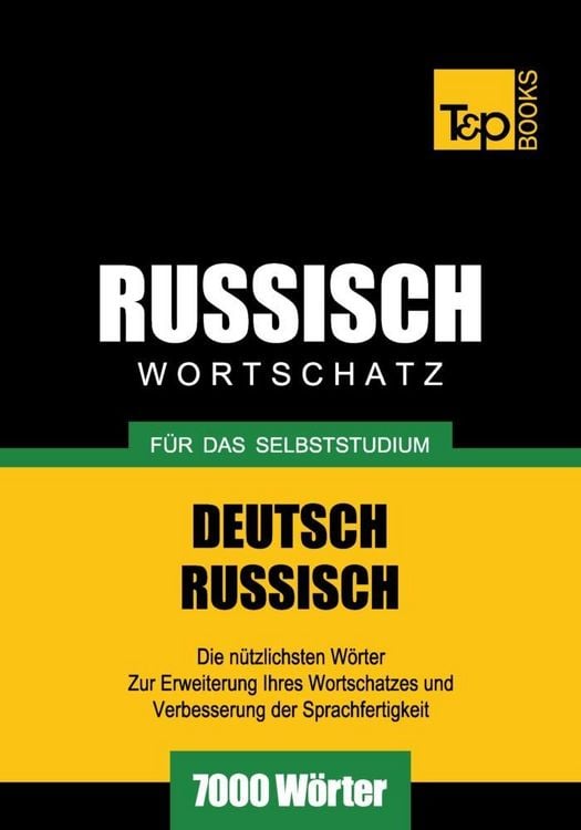 Produktbild: Wortschatz Deutsch-Russisch f&uuml;r das Selbststudium - 7000 W&ouml;rter