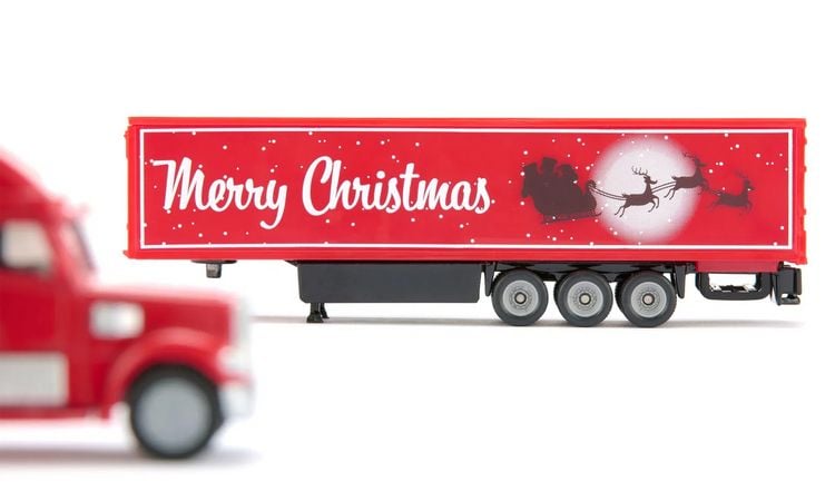 Produktbild: SIKU 1788 Freightliner Weihnachtstruck