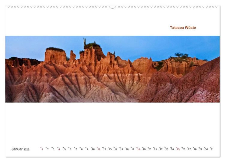 Produktbild: Kolumbien - Land der Farben und des Lichts (Wandkalender 2026 DIN A2 quer), CALVENDO Monatskalender