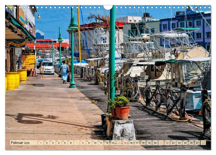 Produktbild: Sch&ouml;ne H&auml;fen zwischen Island und Barbados (Wandkalender 2026 DIN A3 quer), CALVENDO Monatskalender