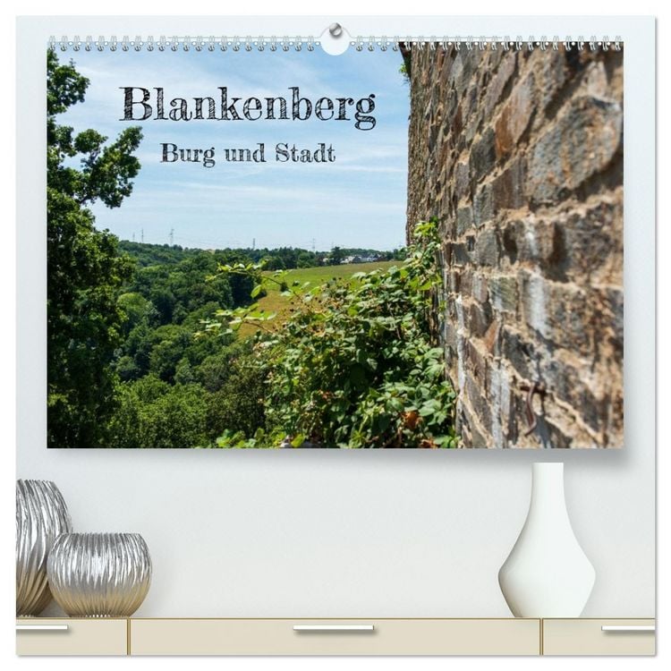 Produktbild: Blankenberg Burg und Stadt (hochwertiger Premium Wandkalender 2026 DIN A2 quer), Kunstdruck in Hochglanz