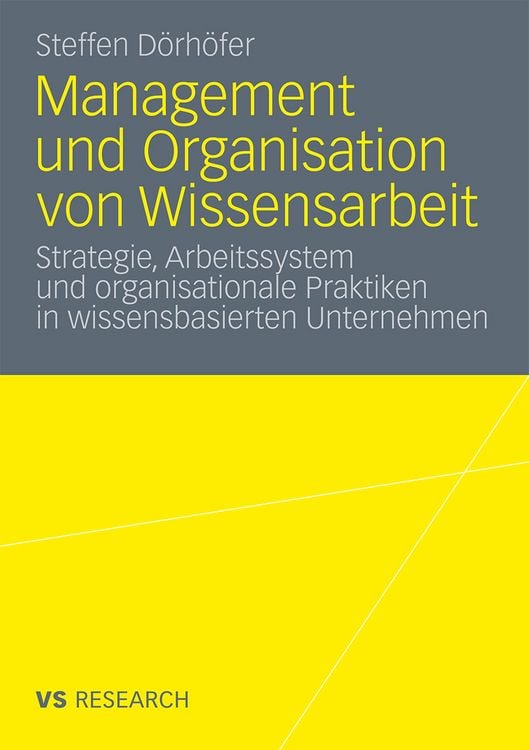 Produktbild: Management und Organisation von Wissensarbeit