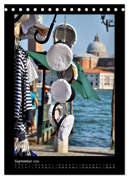 Produktbild: Venedig (Tischkalender 2026 DIN A5 hoch), CALVENDO Monatskalender