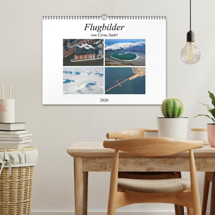 Produktbild: Flugbilder 2026 (Wandkalender 2026 DIN A3 quer), CALVENDO Monatskalender