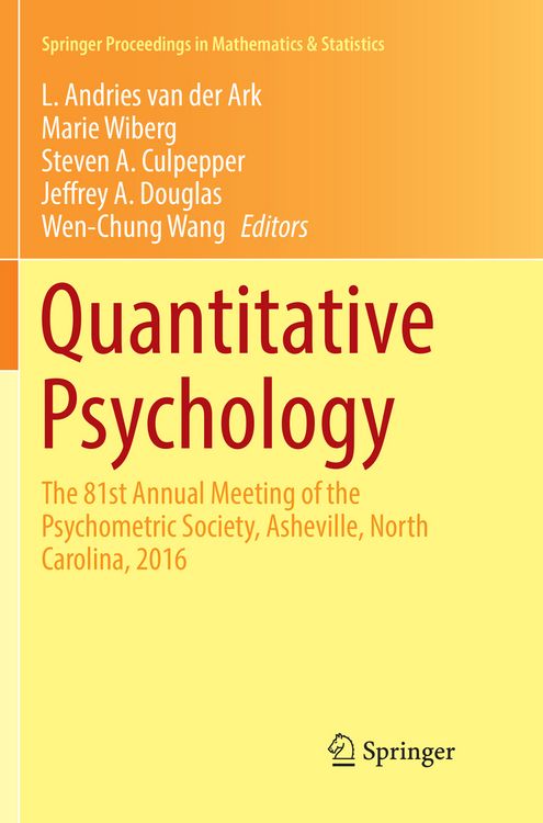 Produktbild: Quantitative Psychology