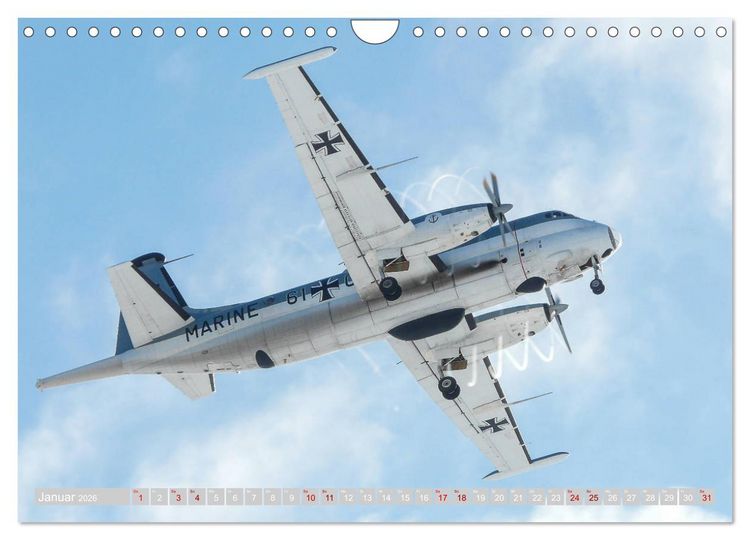 Produktbild: Marineflieger 2026 (Wandkalender 2026 DIN A4 quer), CALVENDO Monatskalender