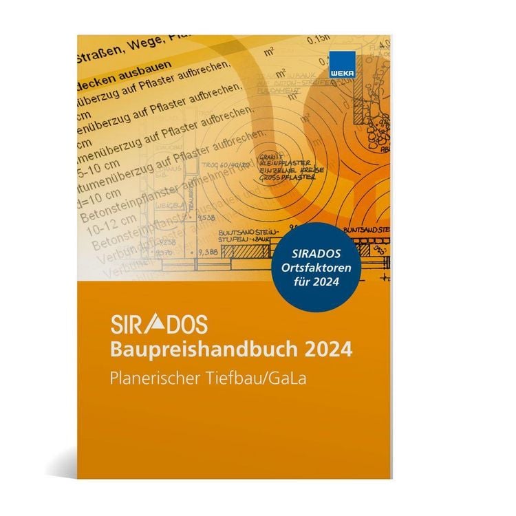 Produktbild: SIRADOS Baupreishandbuch Planerischer Tiefbau/GaLa 2024