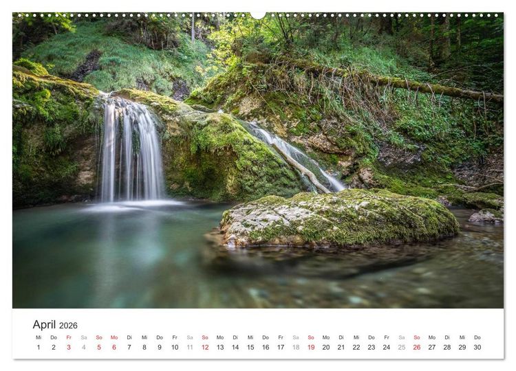Produktbild: Wasserf&auml;lle Europas (hochwertiger Premium Wandkalender 2026 DIN A2 quer), Kunstdruck in Hochglanz