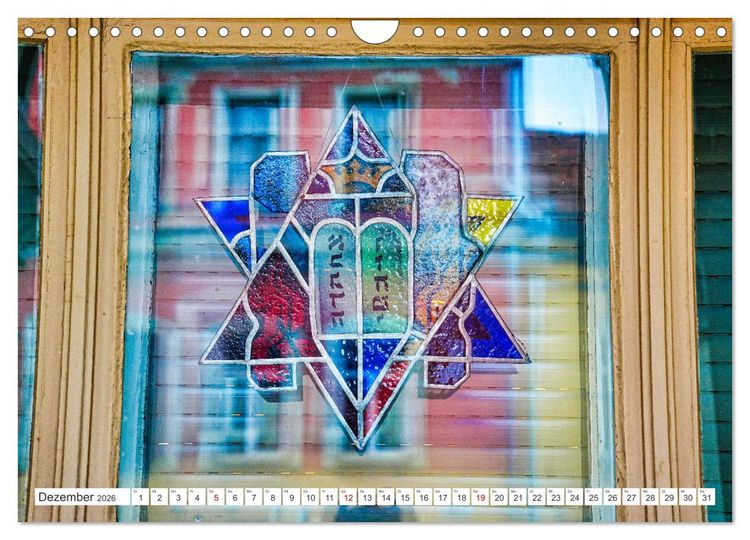 Produktbild: Synagogen im Baltikum (Wandkalender 2026 DIN A4 quer), CALVENDO Monatskalender