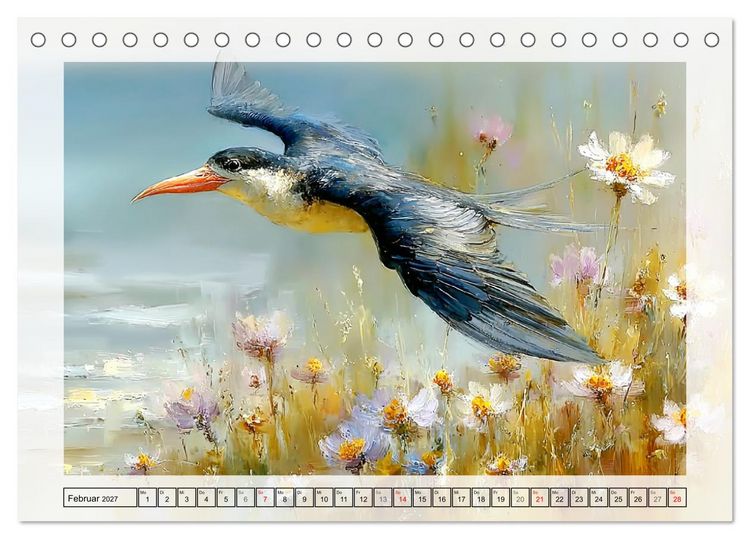 Produktbild: K&uuml;stenleben. Zauberhafte Tiere am Meer (Tischkalender 2027 DIN A5 quer), CALVENDO Monatskalender