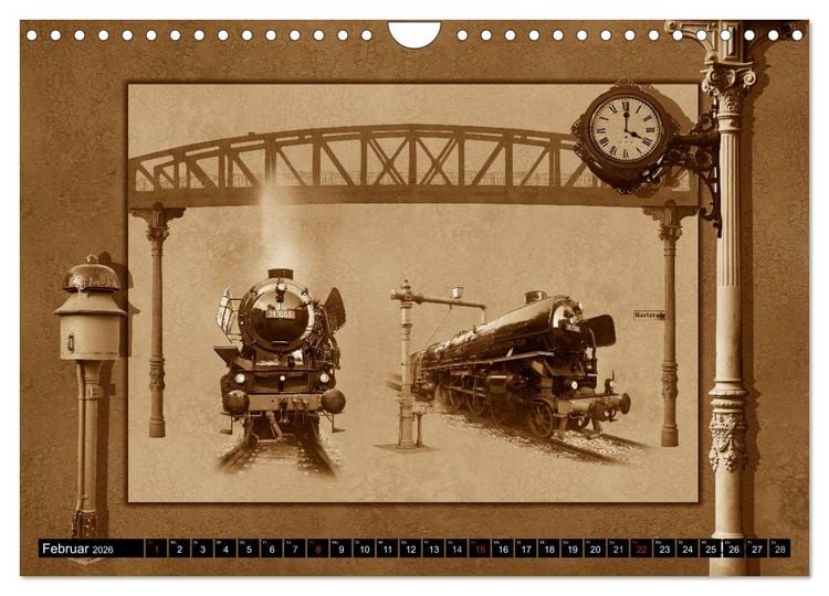 Produktbild: Nostalgie in Sepia (Wandkalender 2026 DIN A4 quer), CALVENDO Monatskalender
