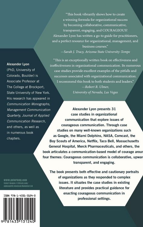 Produktbild: Case Studies in Courageous Organizational Communication