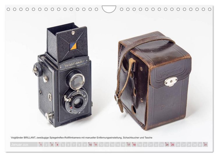 Produktbild: Alte und nicht ganz so alte Fotoapparate (Wandkalender 2026 DIN A4 quer), CALVENDO Monatskalender