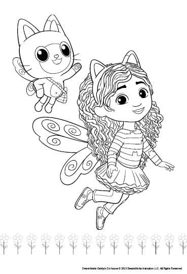 Produktbild: Gabby's Dollhouse: Katzenstarker Sticker- und Malspa&szlig;