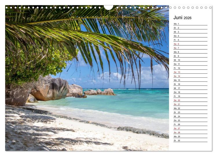 Produktbild: Seychellen: La Digue und Mah&eacute; - zwei Trauminseln (Wandkalender 2026 DIN A3 quer), CALVENDO Monatskalender