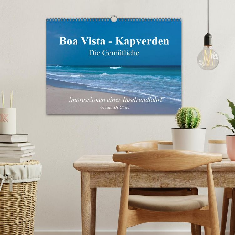 Produktbild: Boa Vista - Kapverden. Die Gem&uuml;tliche (Wandkalender 2026 DIN A3 quer), CALVENDO Monatskalender