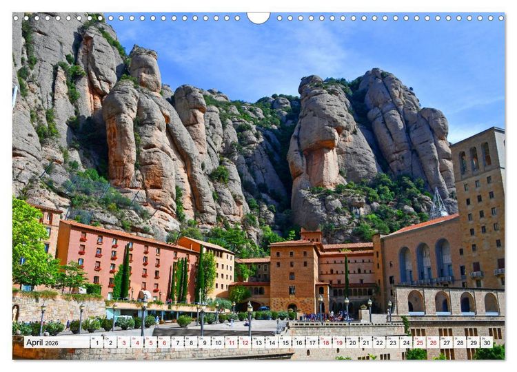 Produktbild: MONTSERRAT in Katalonien (Wandkalender 2026 DIN A3 quer), CALVENDO Monatskalender