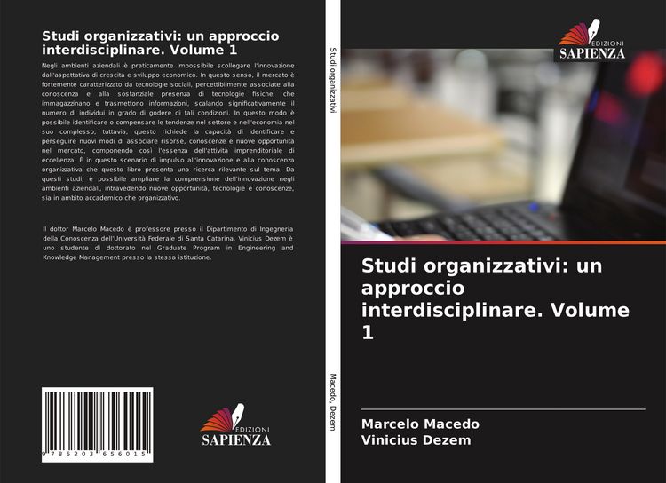 Produktbild: Studi organizzativi: un approccio interdisciplinare. Volume 1
