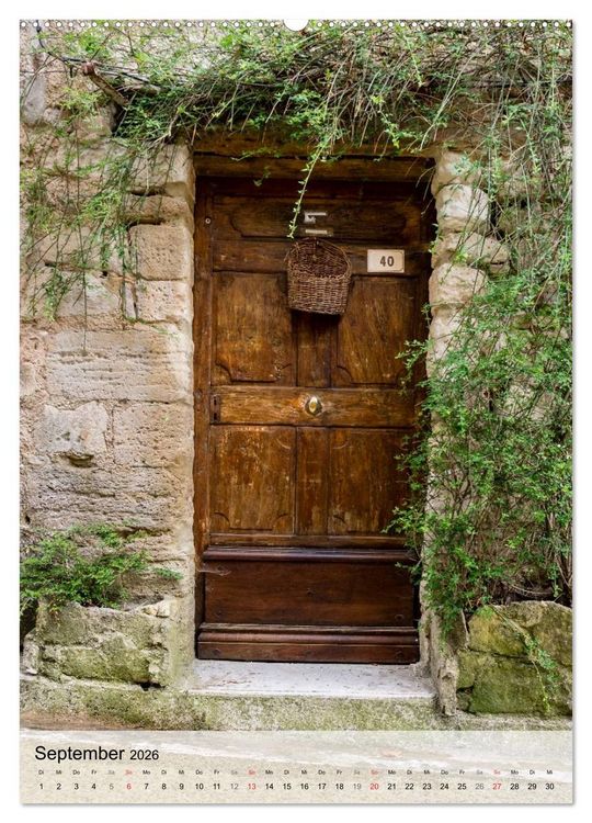 Produktbild: T&uuml;ren, Tore, Fenster der Provence (Wandkalender 2026 DIN A2 hoch), CALVENDO Monatskalender