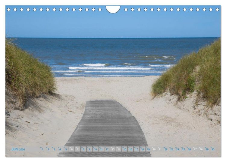 Produktbild: Nordsee Insel Norderney (Wandkalender 2026 DIN A4 quer), CALVENDO Monatskalender