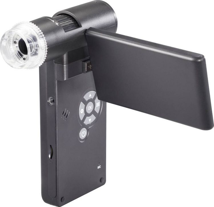 Produktbild: TOOLCRAFT Mikroskop-Kamera mit Monitor 12 Megapixel 300 x Digitale Vergr&ouml;&szlig;erung (max.): 4 x