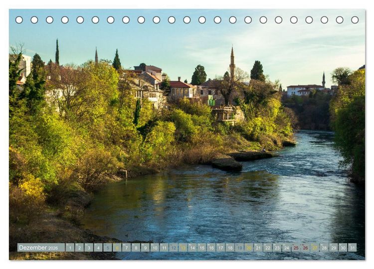 Produktbild: Die Altstadt von Mostar (Tischkalender 2026 DIN A5 quer), CALVENDO Monatskalender