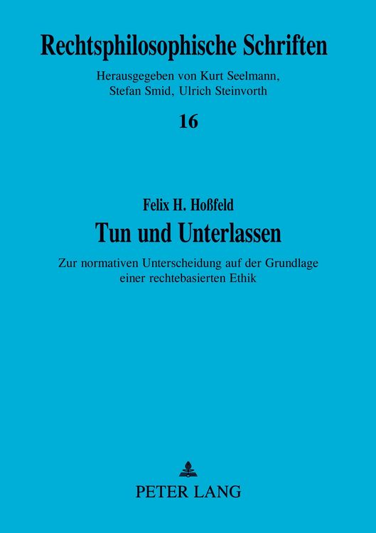 Produktbild: Tun und Unterlassen