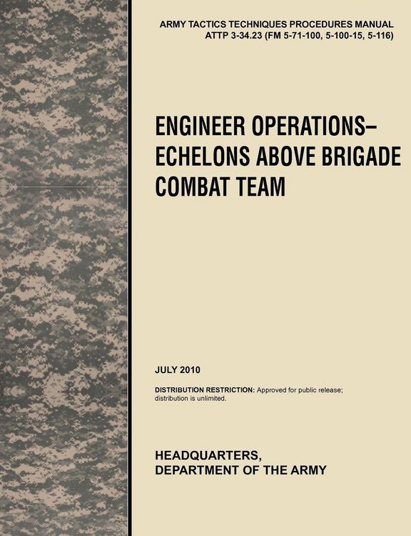 Produktbild: Engineer Operations - Echelons Above Brigade Combat Team