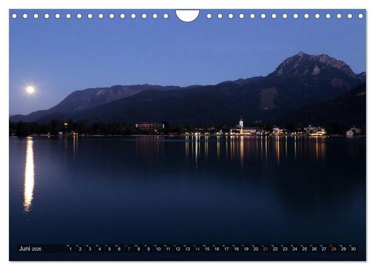 Produktbild: Rund um den Wolfgangsee (Wandkalender 2026 DIN A4 quer), CALVENDO Monatskalender