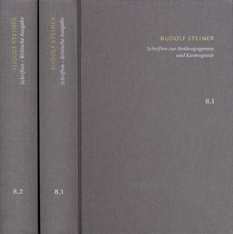 Produktbild: Rudolf Steiner: Schriften. Kritische Ausgabe / Band 8,1-2: Schriften zur Anthropogenese und Kosmogonie