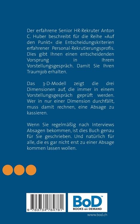 Produktbild: Vorstellungsgespr&auml;che durch 3-D-Strategie erfolgreich meistern