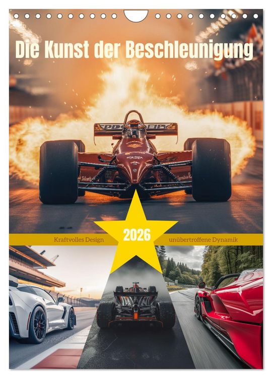 Produktbild: Die Kunst der Beschleunigung (Wandkalender 2026 DIN A4 hoch), CALVENDO Monatskalender