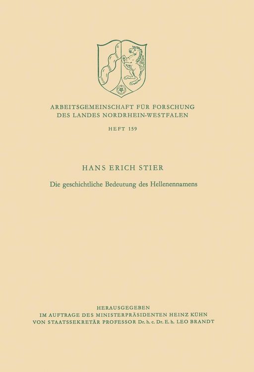 Produktbild: Die geschichtliche Bedeutung des Hellenennamens