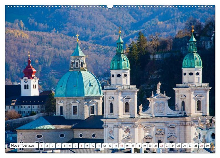 Produktbild: Mein sch&ouml;nes Salzburg (hochwertiger Premium Wandkalender 2026 DIN A2 quer), Kunstdruck in Hochglanz
