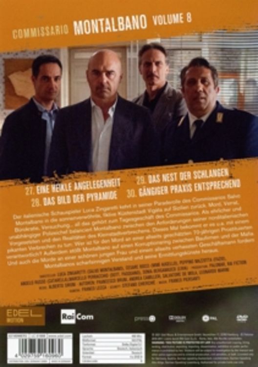 Commissario Montalbano Vol. 8 [4 DVDs]
