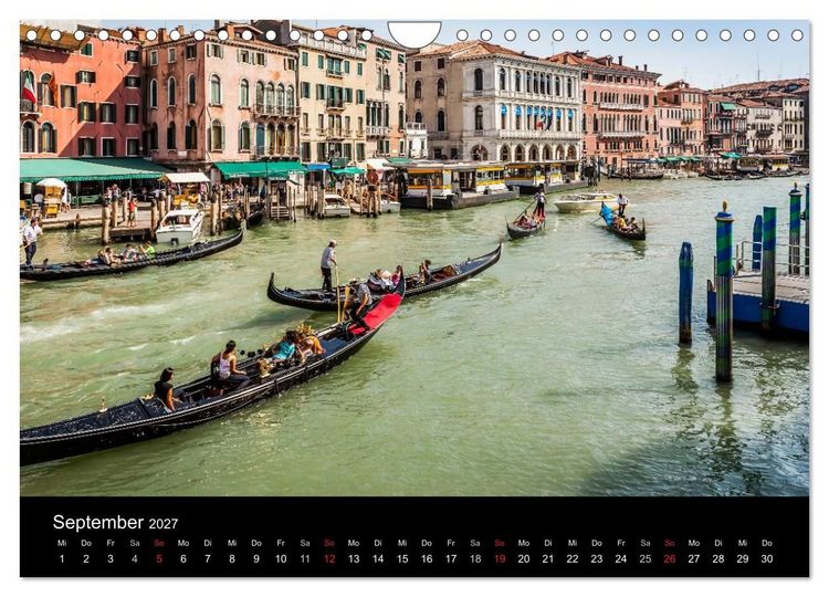 Produktbild: Venedig (Wandkalender 2027 DIN A4 quer), CALVENDO Monatskalender
