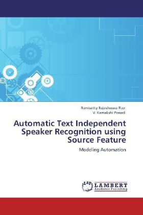 Produktbild: Rajeshwara Rao, R: Automatic Text Independent Speaker Recogn