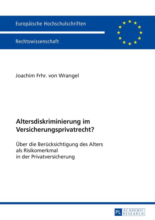 Produktbild: Altersdiskriminierung im Versicherungsprivatrecht?