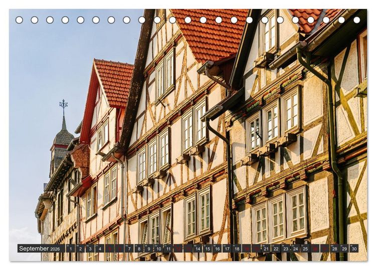 Produktbild: Ein Blick auf Eschwege (Tischkalender 2026 DIN A5 quer), CALVENDO Monatskalender