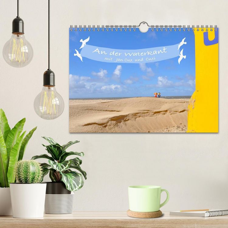 Produktbild: An der Waterkant mit Jan Cux und Cuxi (Wandkalender 2026 DIN A4 quer), CALVENDO Monatskalender