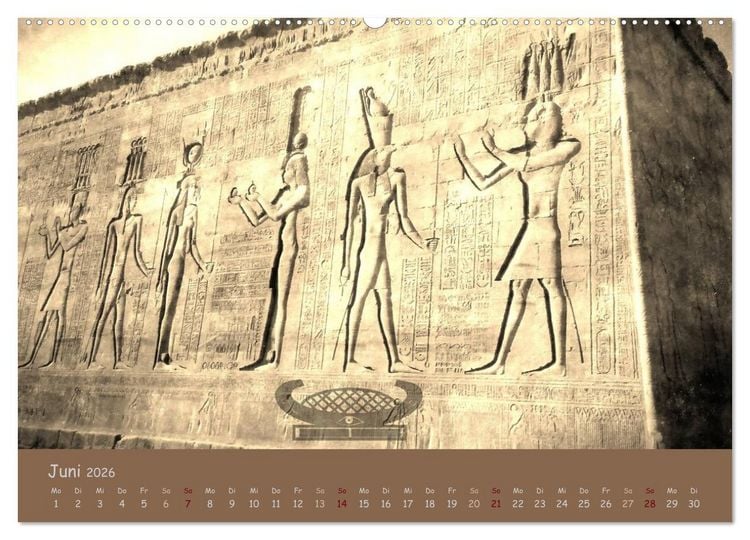 Produktbild: &Auml;gypten Nostalgie & Antike 2026 (Wandkalender 2026 DIN A2 quer), CALVENDO Monatskalender