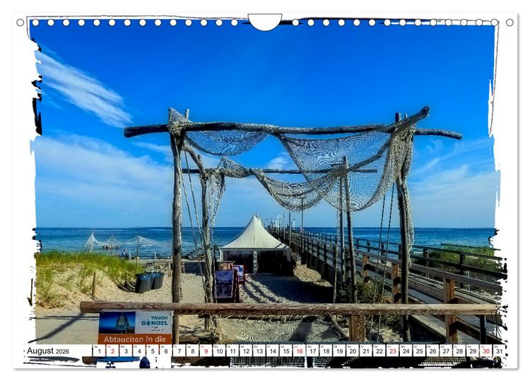 Produktbild: Zingst Sehnsucht nach Meer (Wandkalender 2026 DIN A4 quer), CALVENDO Monatskalender